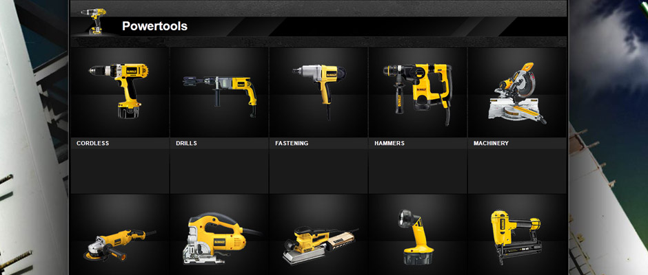 DeWalt Power Tools Categories